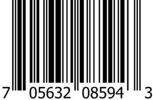 UPCA barcode example UPCA barcode example